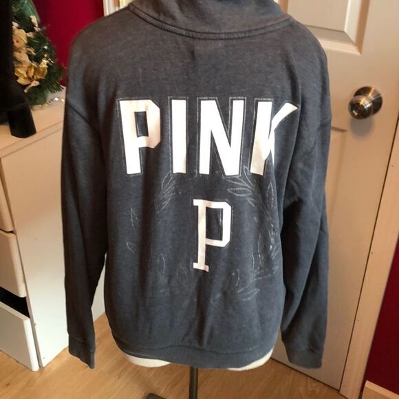 VS Pink 1/4 zip hoodie sz S - Picture 3 of 5